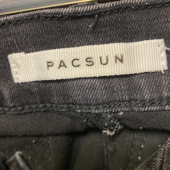 Pacsun, Size:23 and 24, Black, Skinny Cropped Ripped Jeans - Picture 5 of 5